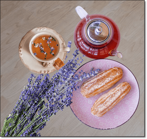 라벤더차 우리기 