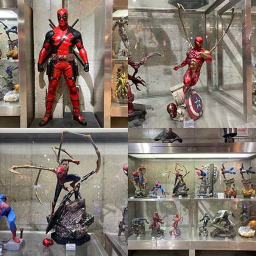 피규어-뮤지엄-제주-스파이더맨-데드풀-마블-히어로