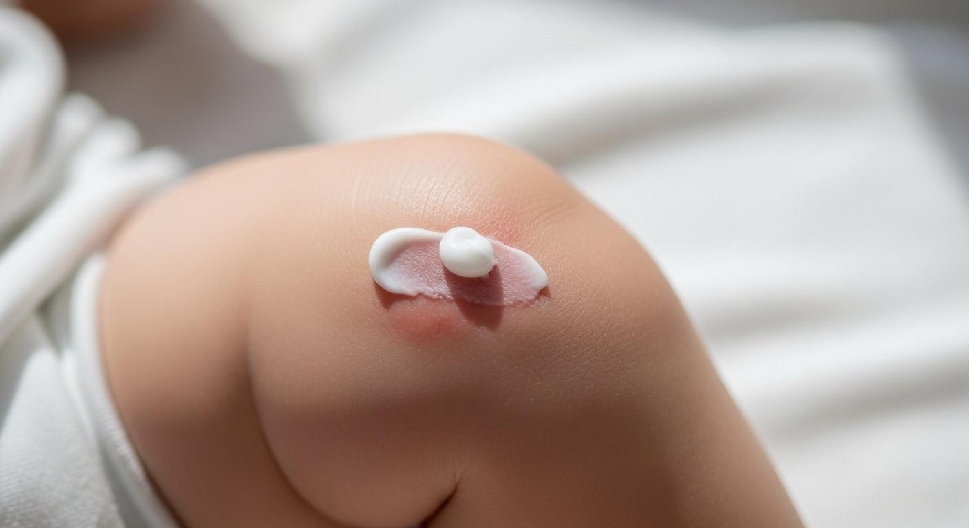 아기 피부 발진 약