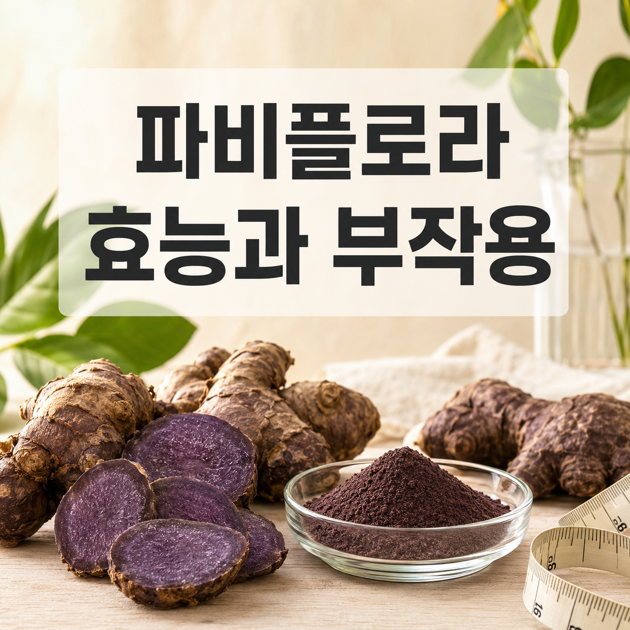 파비플로라 효능과 부작용|체지방 감소에 정말 도움 될까