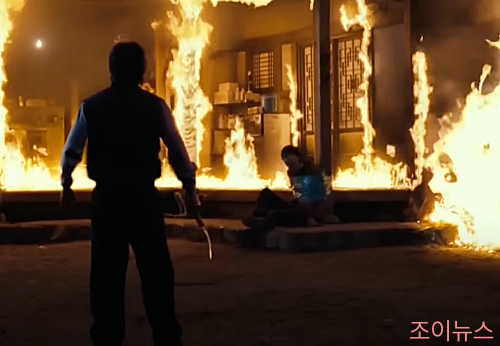 영화 이끼속 한 장면