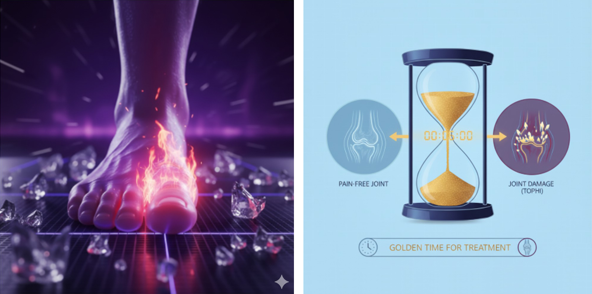 통풍 초기에 치료하면 달라지는 회복 속도