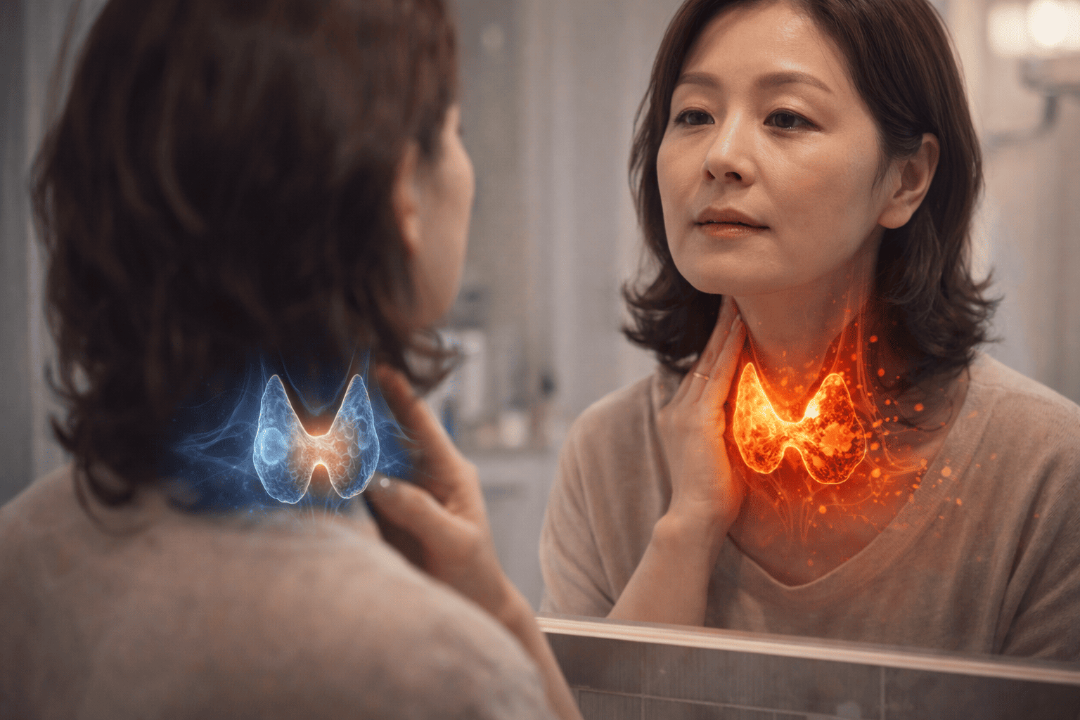 갑상선 결절과 암의 증상 차이