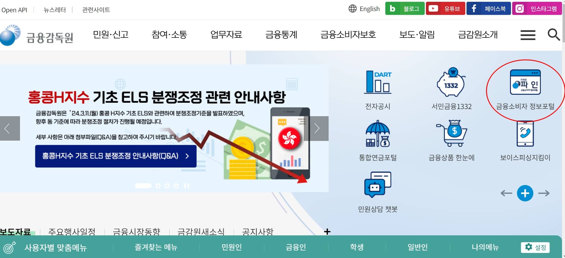 금융소비자 정보포털