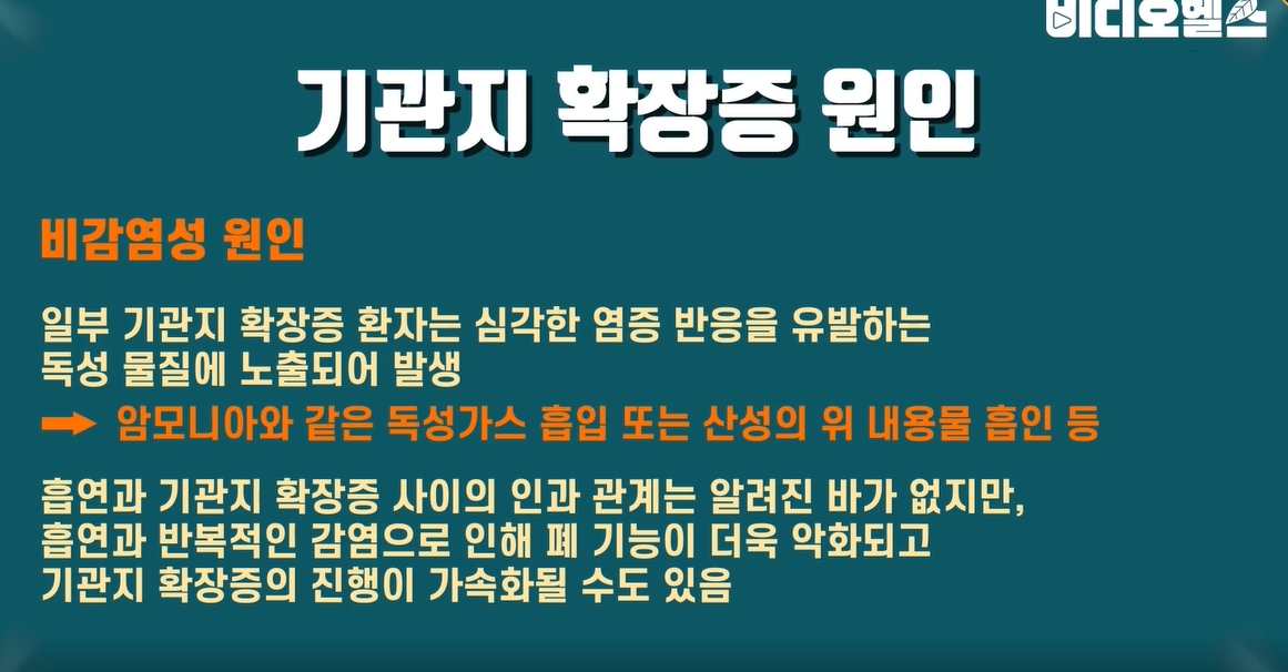 기관지 확장증, 증상부터 원인·치료방법