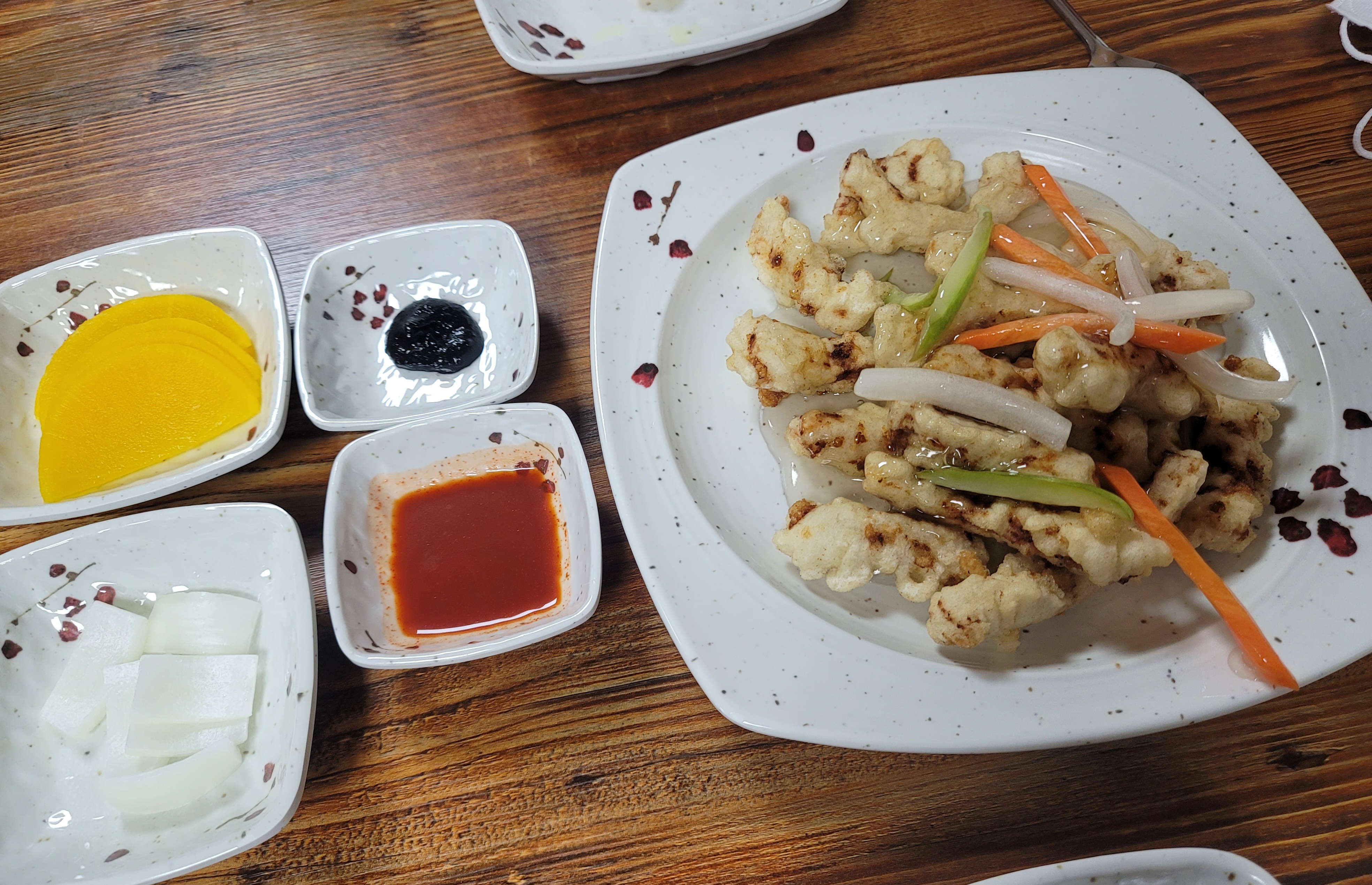 탕수육 등장