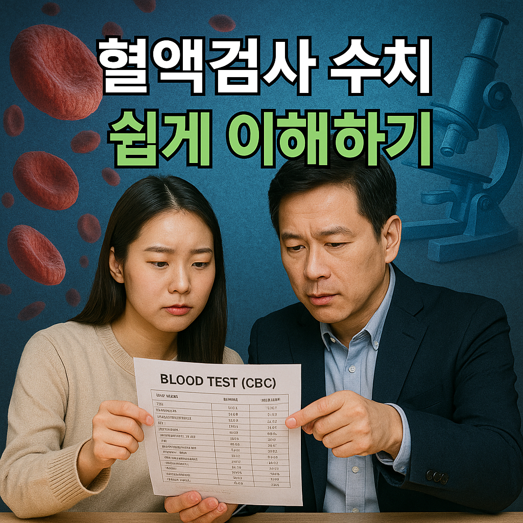 혈액 검사 수치 확인