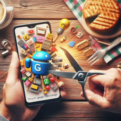 스마트폰 화면에 여러 가지 아이콘이 쏟아져 나오는 모습.