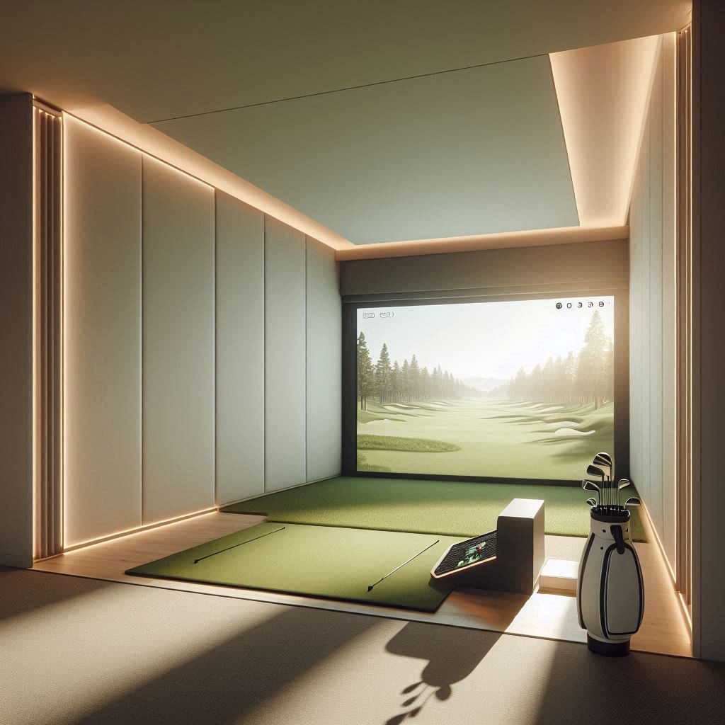 스크린골프장 배경