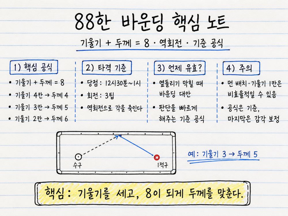 88한 바운딩 시스템 핵심 내용 요약