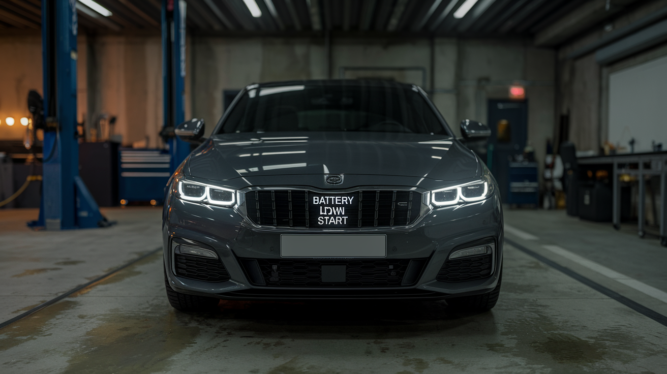Battery Low Start Vehicle