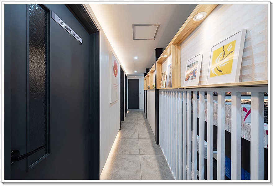 신촌마사지 루트에스테틱 복도