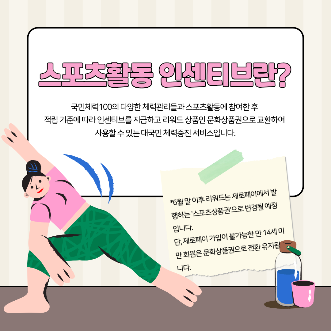 스포츠활동 인센티브란?