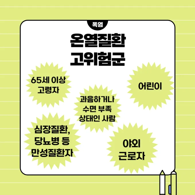 온열질환 예방