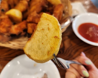 계열사구리감자튀김