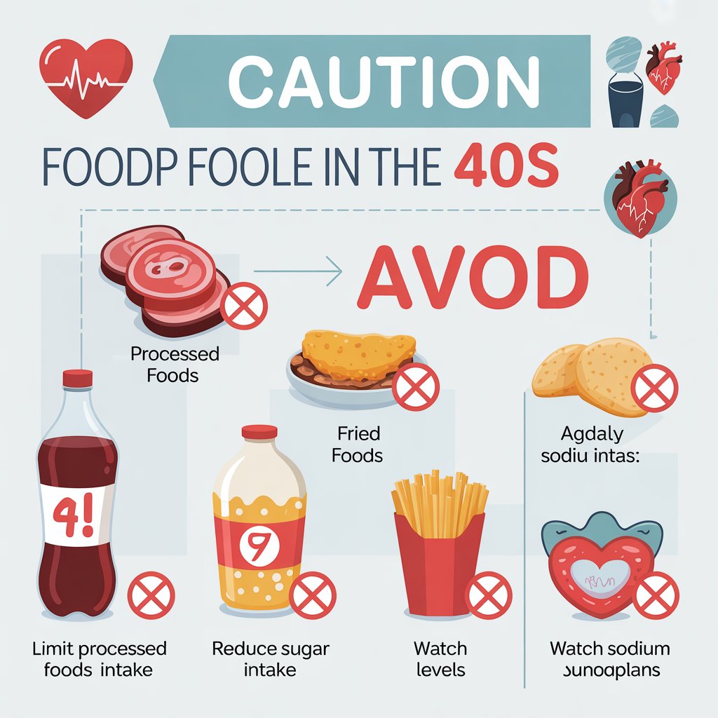 40대에 먹지 말아야 할 음식 BEST 5 - 건강 급격히 갈리는 시기