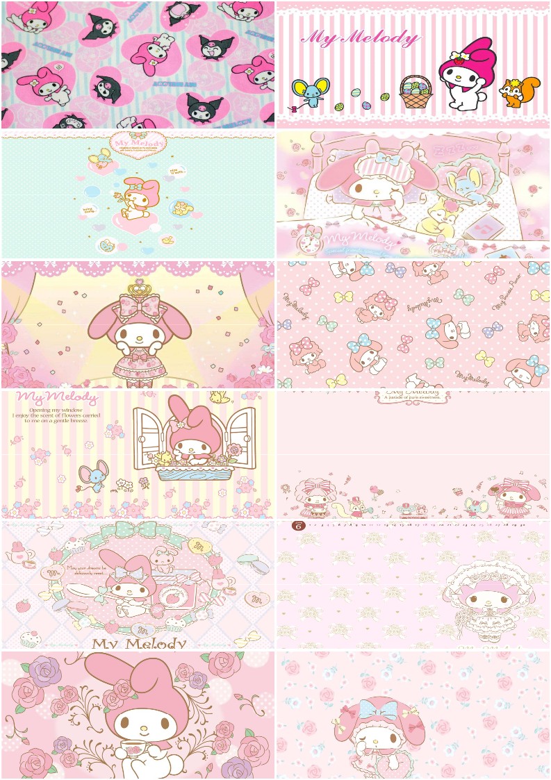 마이멜로디 컴퓨터 노트북 배경화면