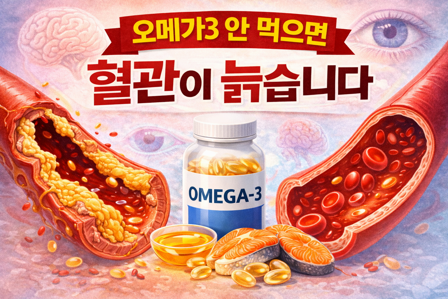 혈관 건강, 오메가3로 갈립니다.
오메가3는 왜 먹어야 할까? 꼭 챙겨야 하는 이유와 효능 총정리