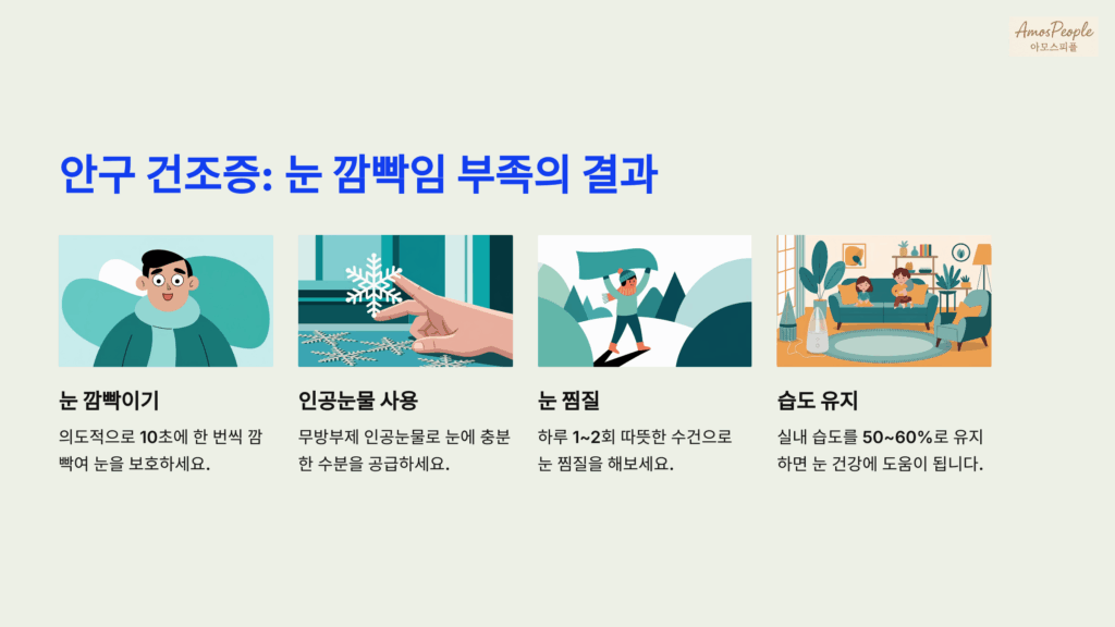 안구 건조증: 눈 깜빡임 부족의 결과