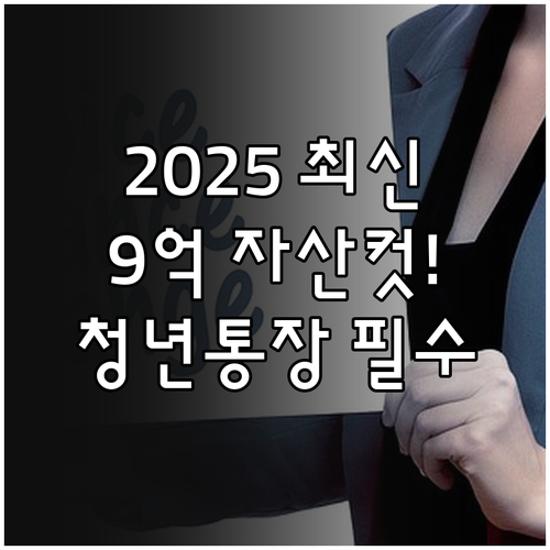 2025년 청년통장 소득 255만원 ..