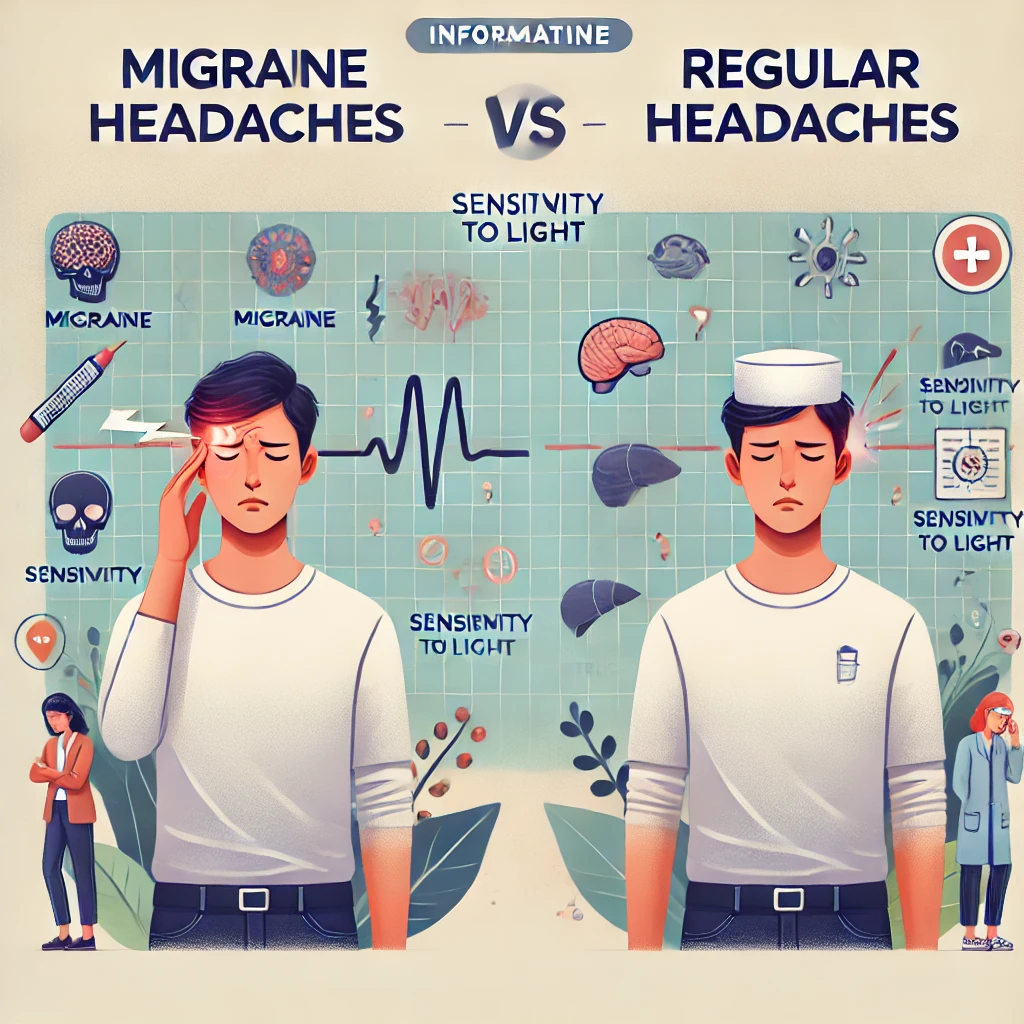 두통 편두통 이미지