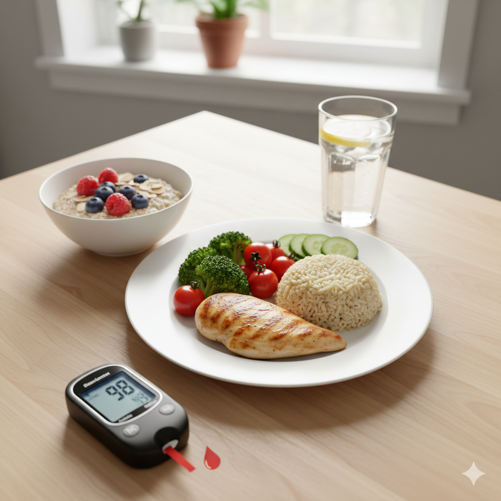 혈당을 관리하는 건강한 식단