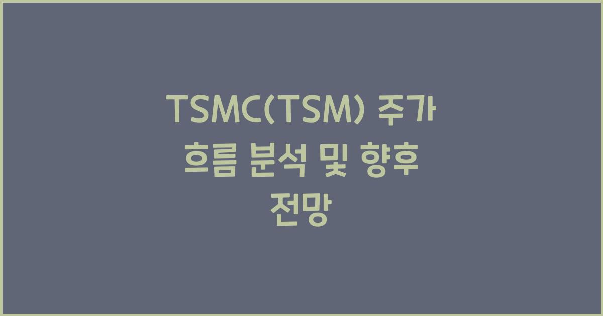 TSMC(TSM) 주가 흐름