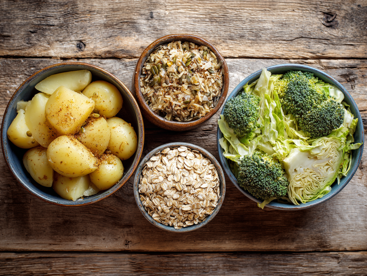 부티레이트 많은 음식 TOP3, 식힌 감자, 귀리 효능, 브로콜리, 양배추, 장내 유익균 먹이