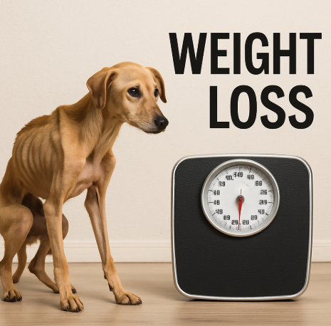 강아지 체중감소