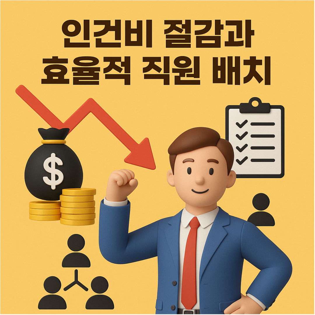 인건비 절감과 효율적 직원 배치
