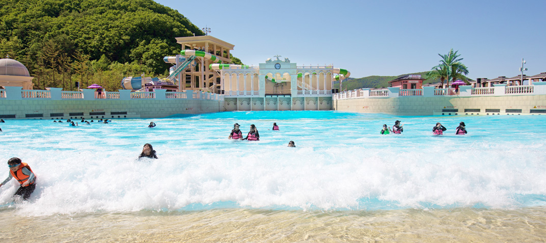 하이원 워터월드 파도풀 (포세이돈 웨이브)