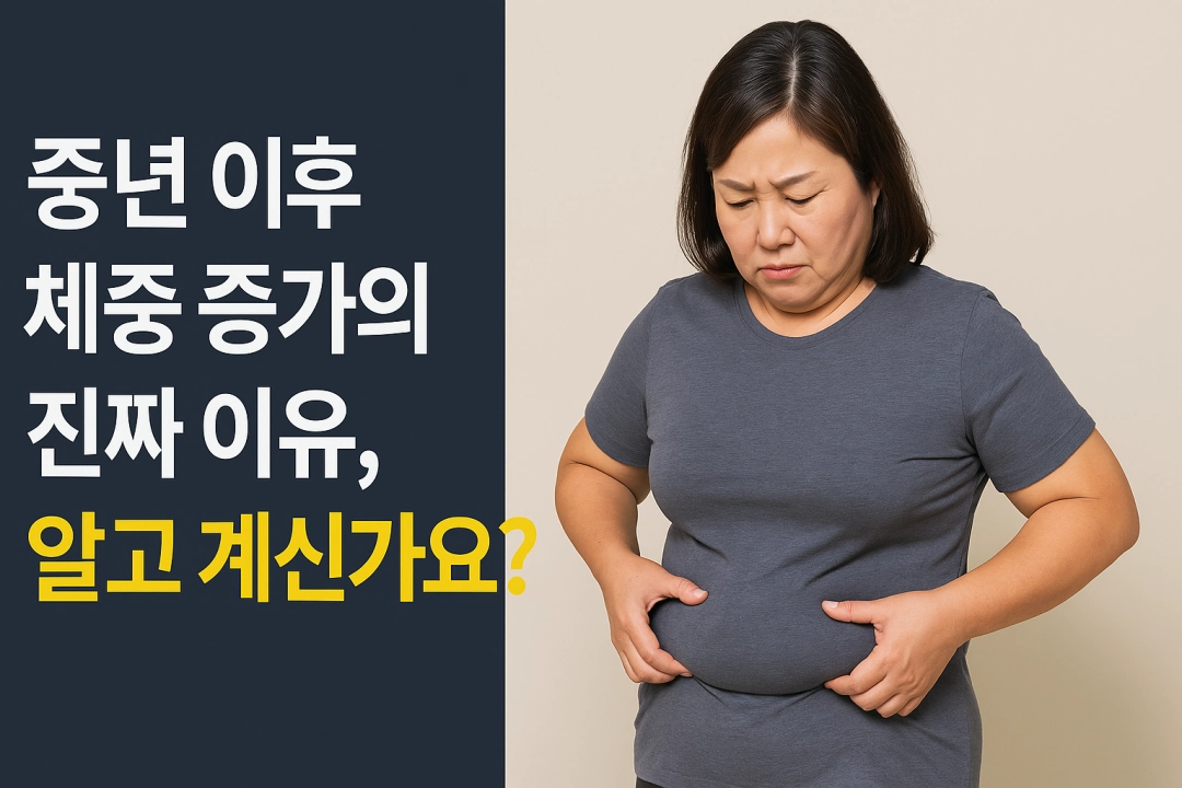 중년 이후 체중 증가의 진짜 이유