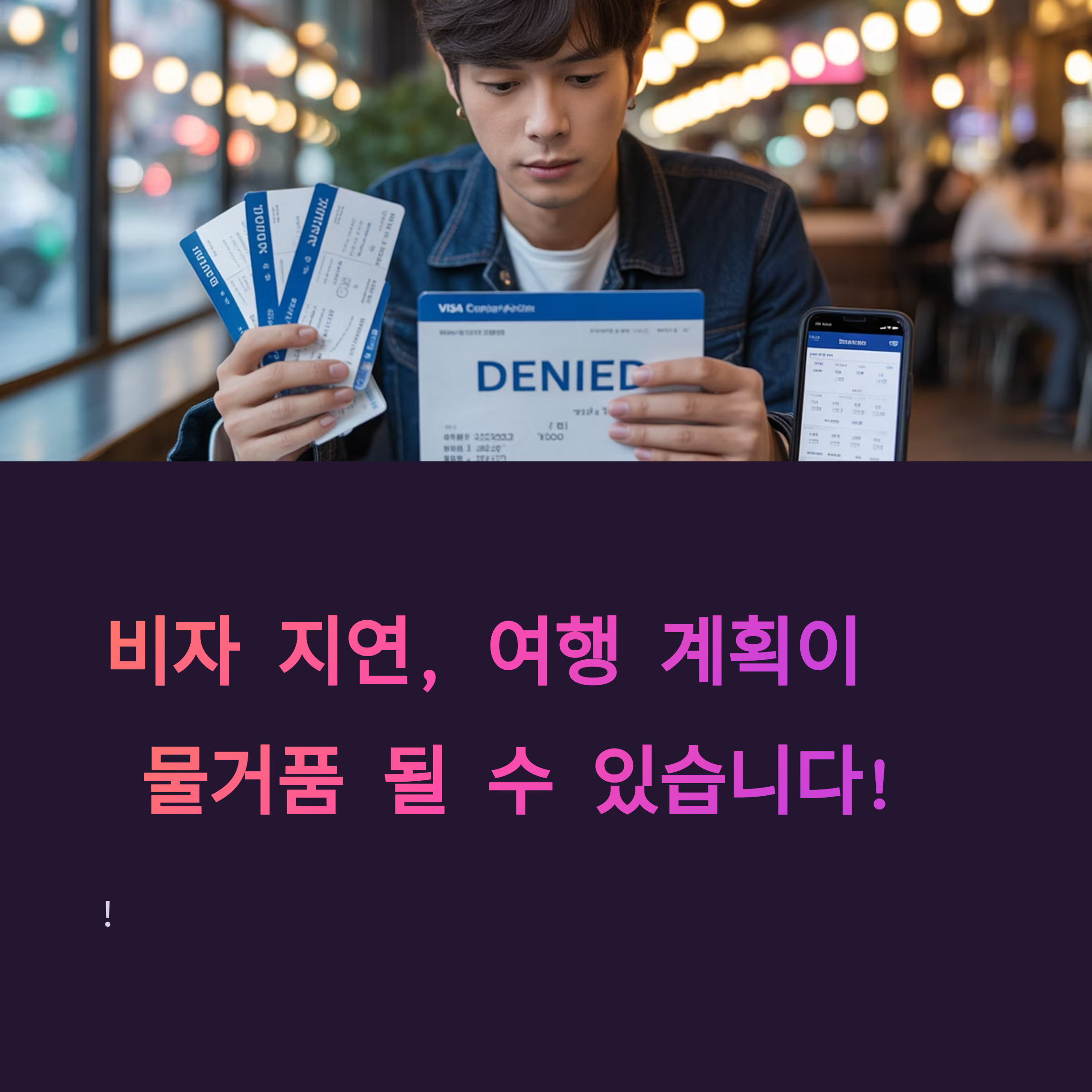 비자 지연으로 손해보지 않는 현실적 해결법 5가지