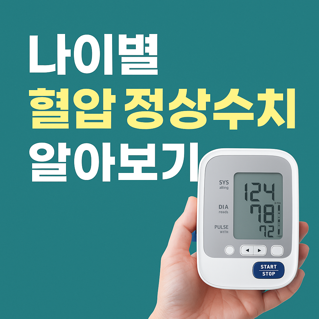 나이별 혈압 정상수치