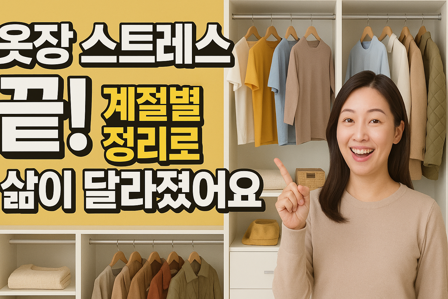 계절별 옷장 정리