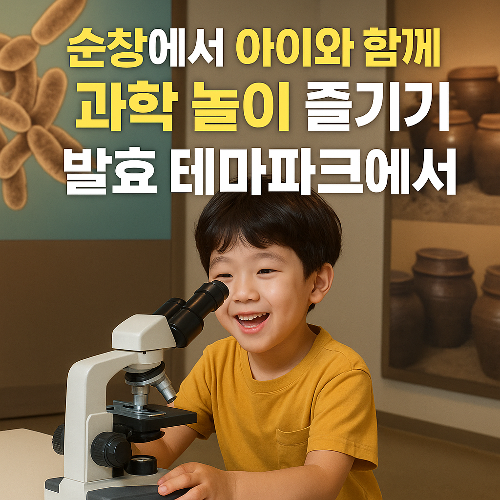 아이와 함께 과학 체험! 순창 발효 테마파크의 새로운 재미