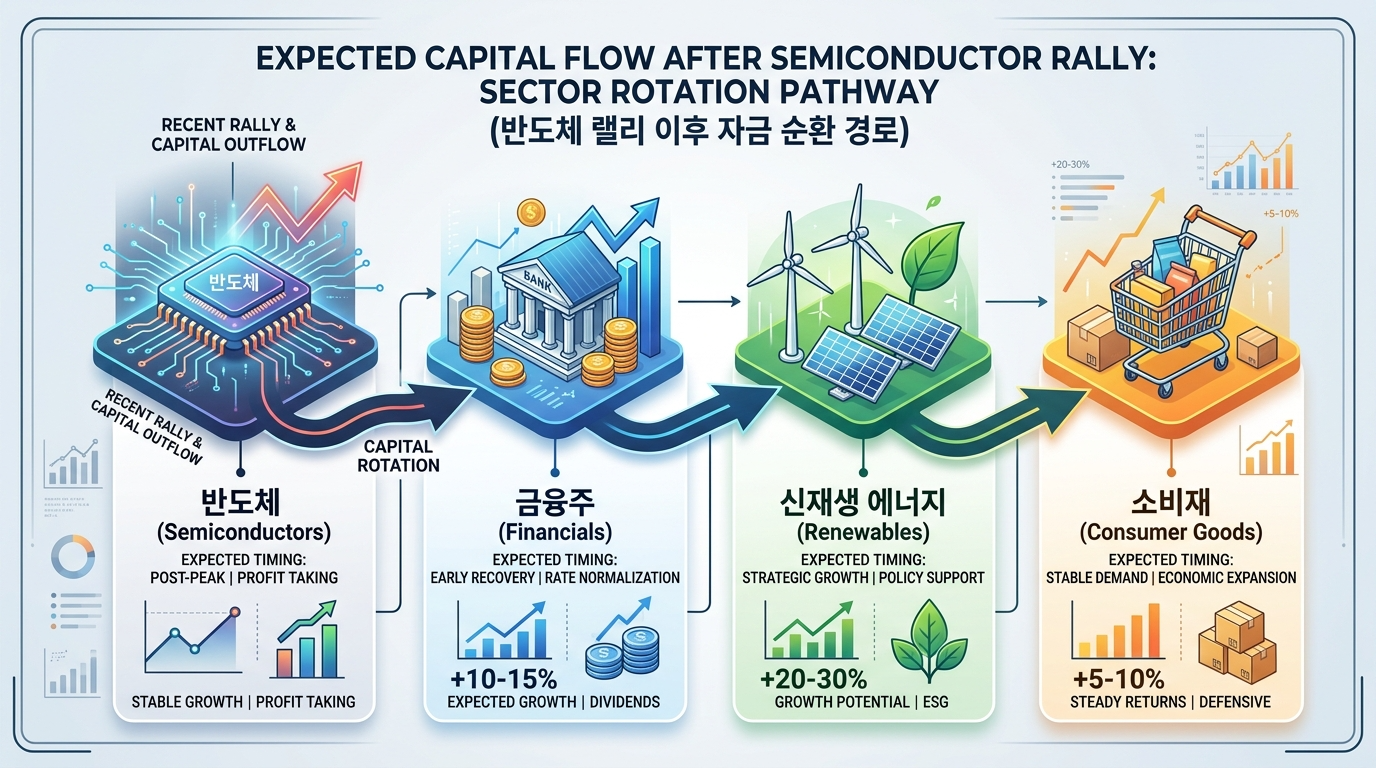 반도체 랠리 이후 예상되는 섹터 로테이션 경로