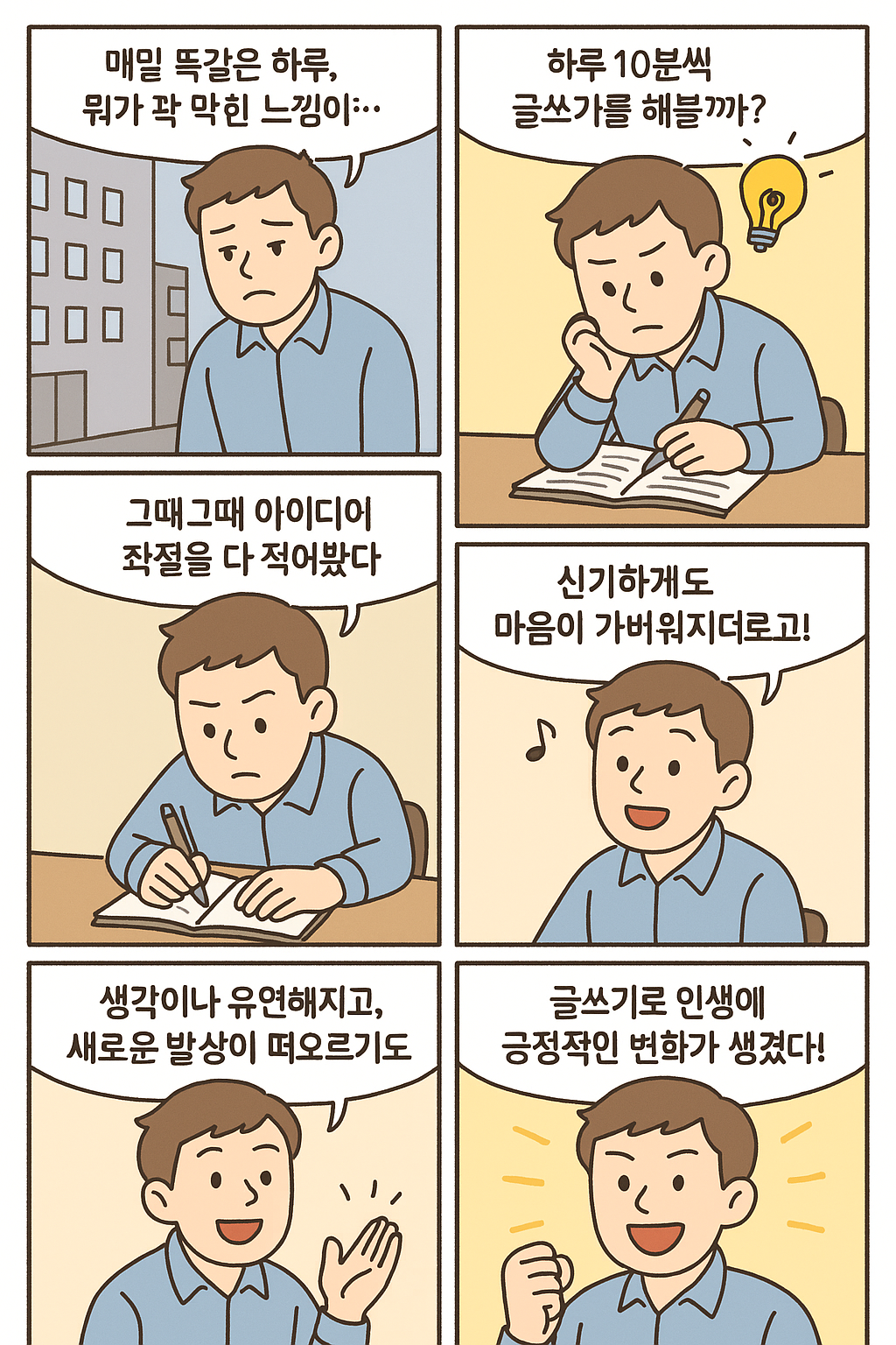 하루 10분, 글쓰기 습관