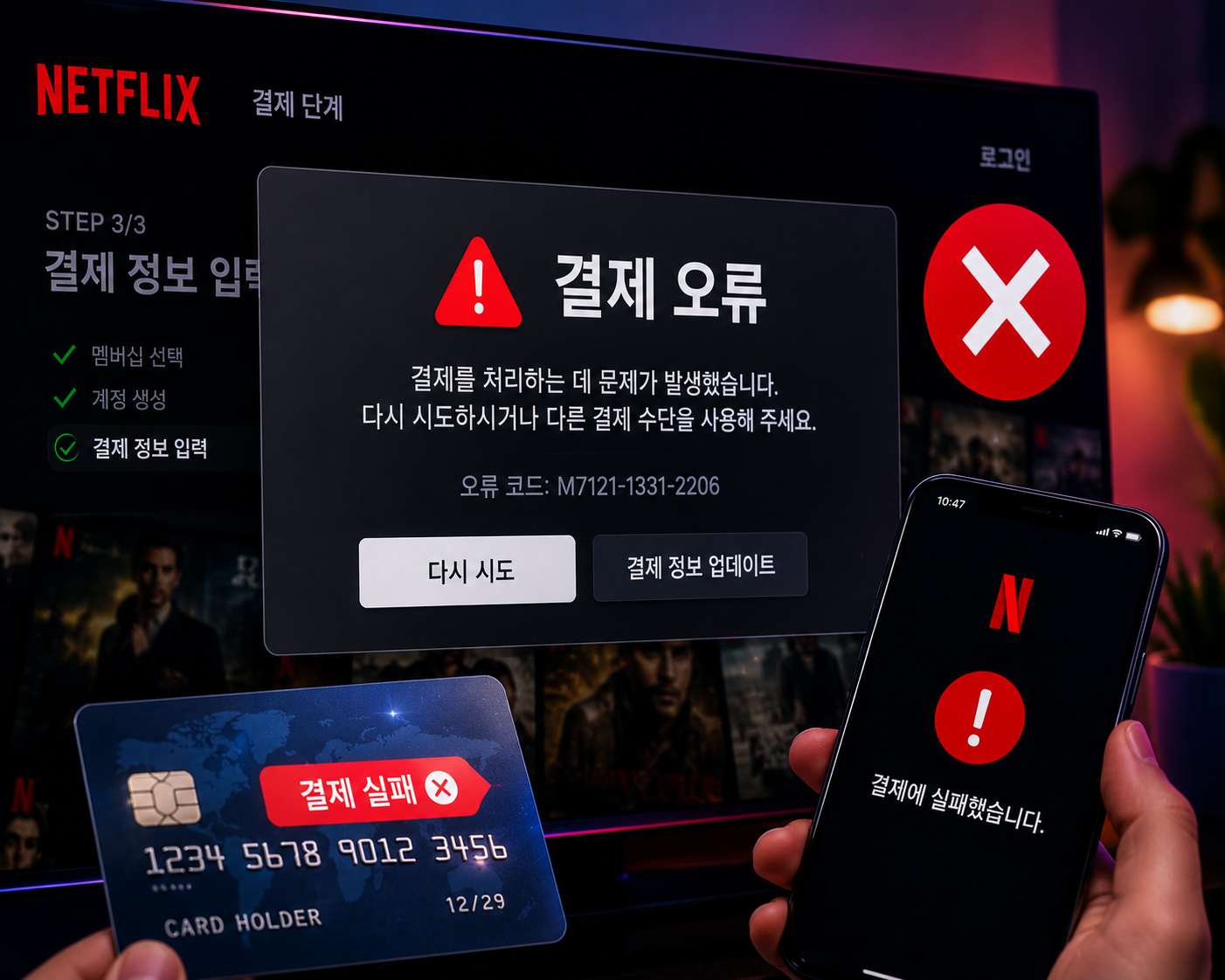 넷플릭스결제오류해결법