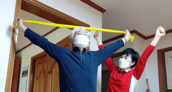 밴드를 이용한 운동방법