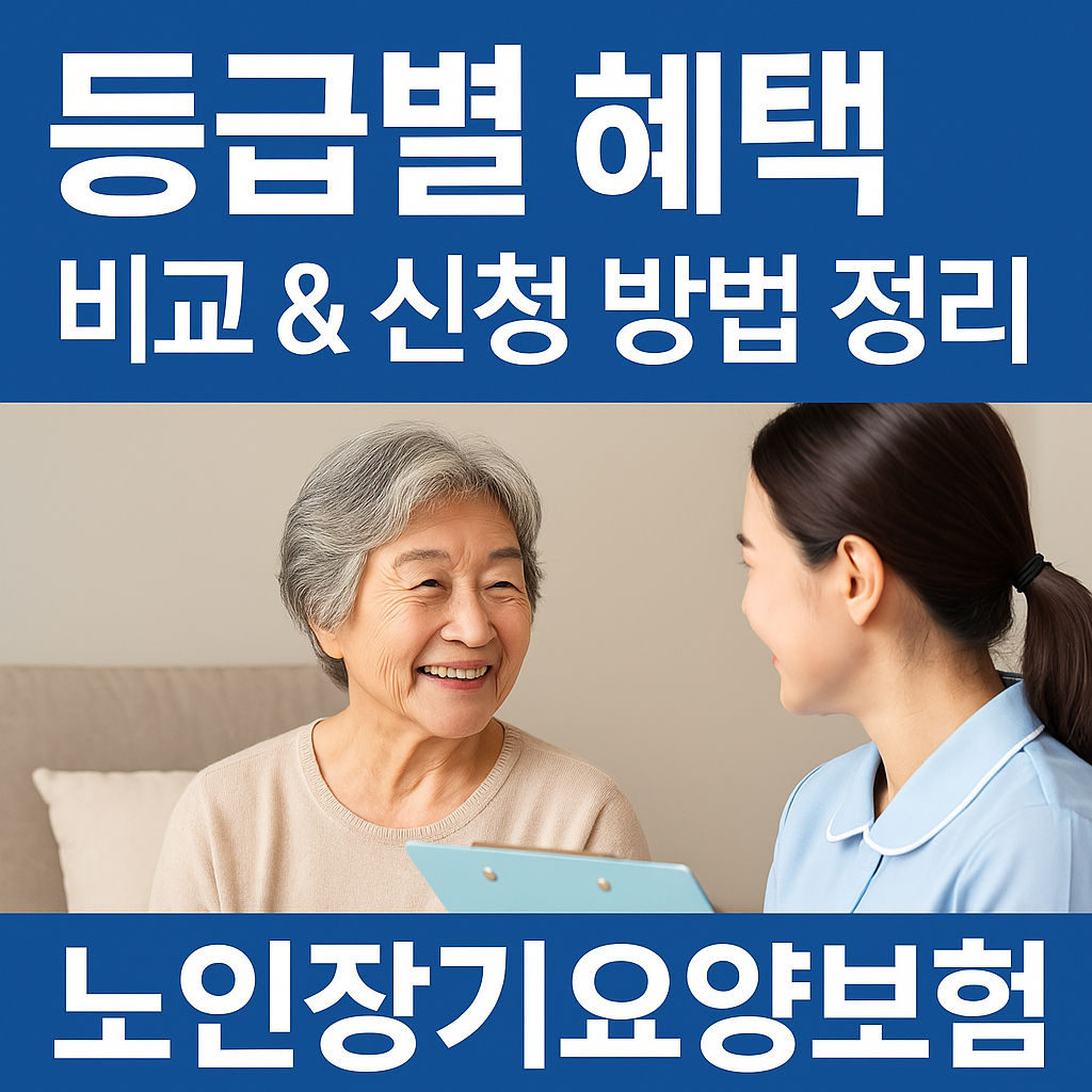 노인장기요양보험 등급별 혜택 신청 방법