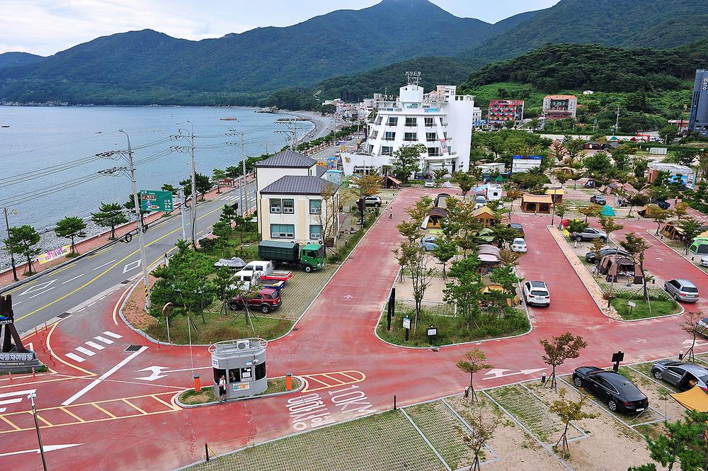 경상남도 거제시 학동자동차 야영장 소개