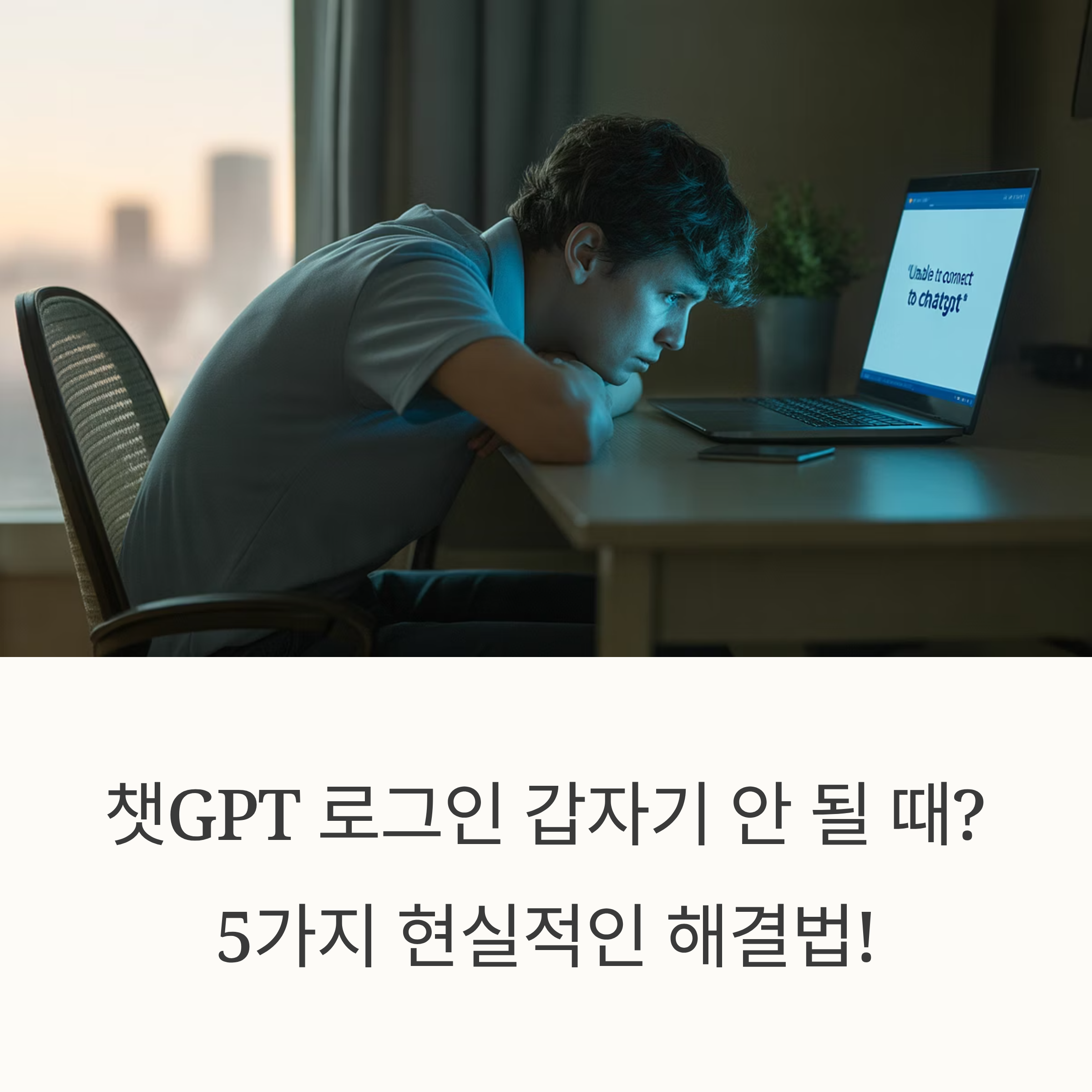 챗GPT 접속 불가능? 당신이 꼭 알아야 할 5가지 문제 해결 전략 (2025 업데이트)