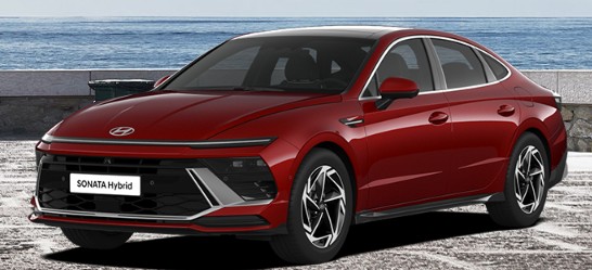 쏘나타 디 엣지 하이브리드 색상 얼티메이트 레드 메탈릭