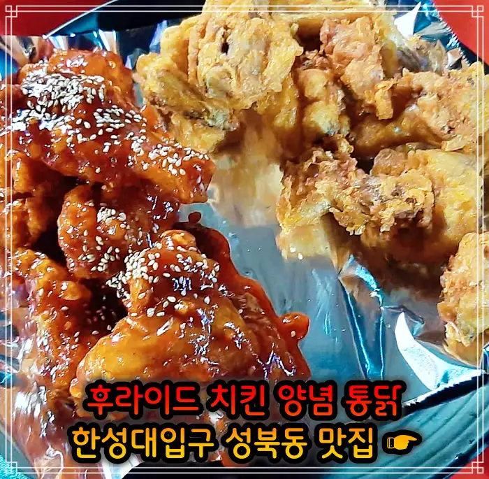 성북동 한성대입구 맛집 후라이드 치킨
