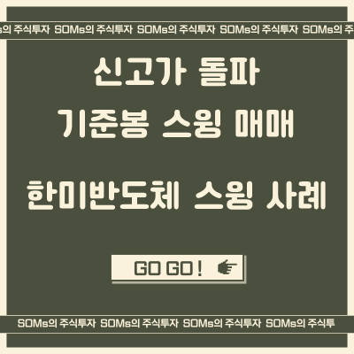 한미반도체 신고가 돌파 - 기준봉 패턴 활용 - 스윙 매매