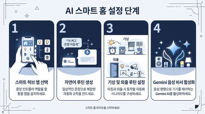AI 스마트 홈 설정 단계