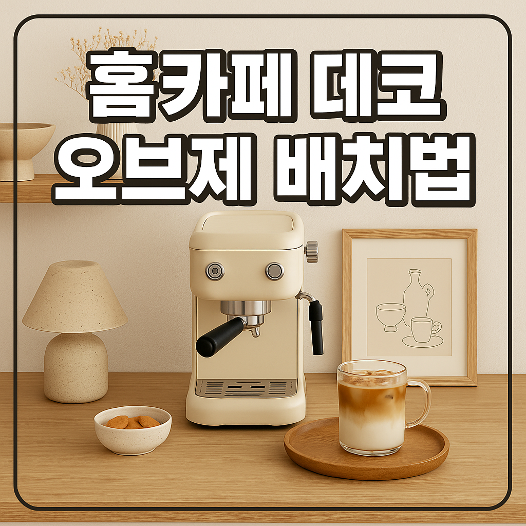 홈카페 데코 오브제 배치법