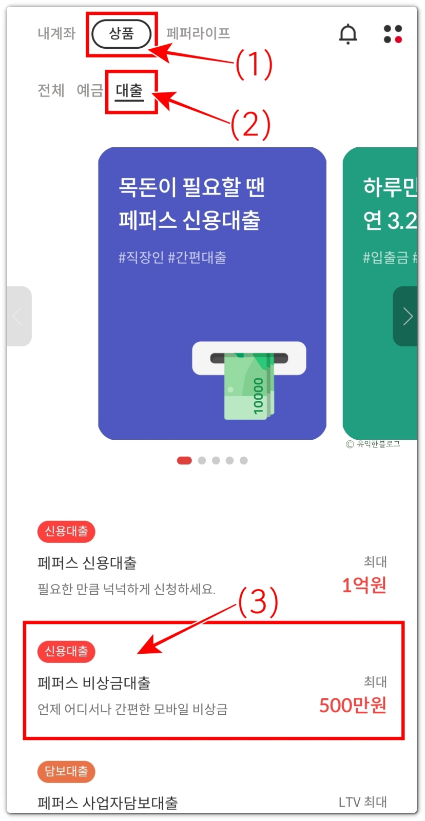 페퍼스 대출신청1