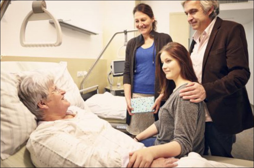 가족과 함께 임종